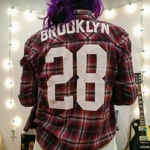 "Brooklyn" Plaid Button-down Shirt